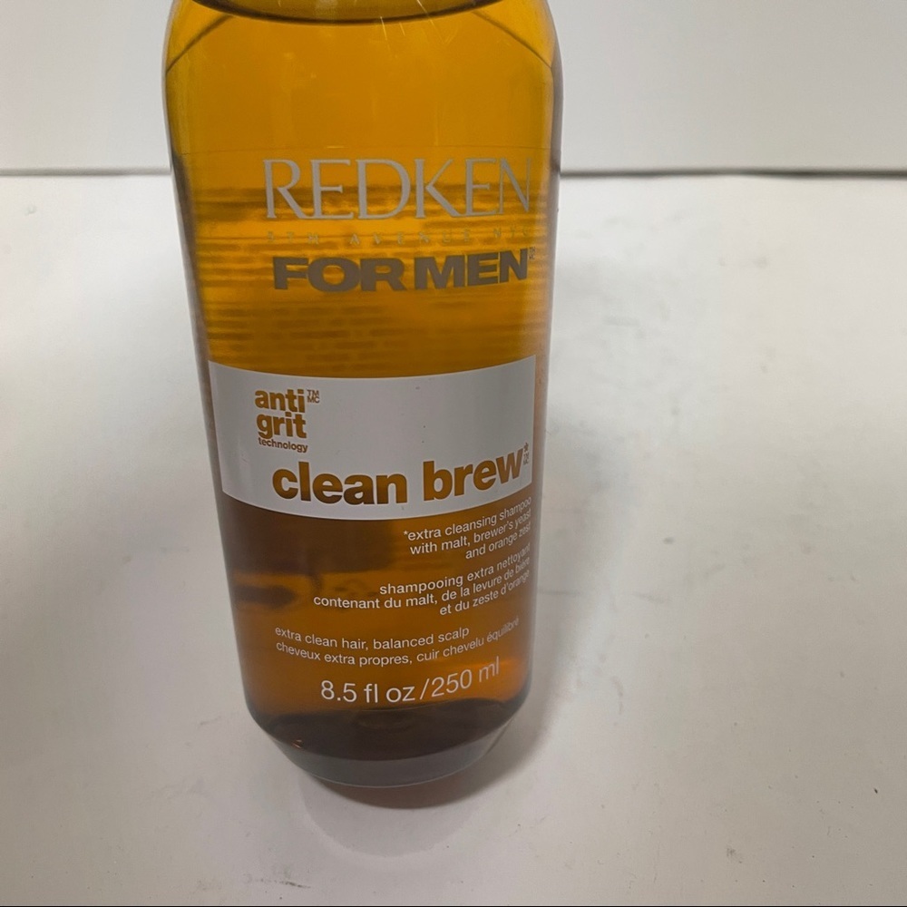 Redken for Men Anti Grit Clean Brew Extra Cleansing Shampoo 8.5 OZ HTF - Picture 2 of 3